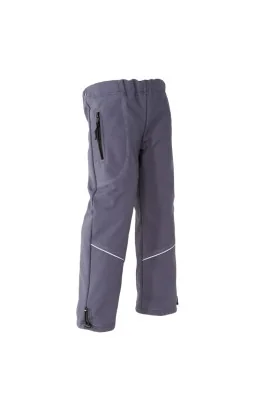 Softshellové kalhoty podšité fleece ŠEDÁ