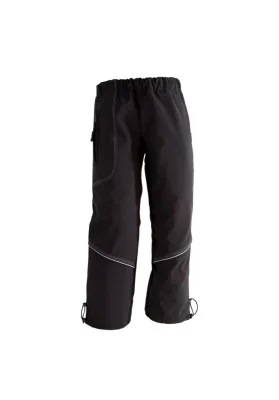 Dětské letní softshellové kalhoty ČERNÁ