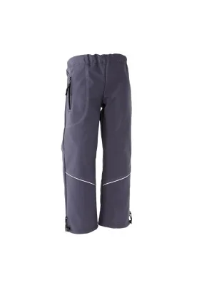 Dětské letní softshellové kalhoty Adellino ŠEDÁ