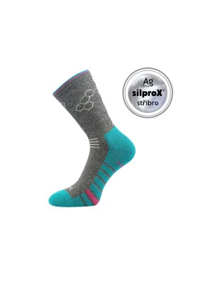 Ponožky Voxx VIRGO tmavě šedá melé