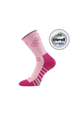 Ponožky Voxx VIRGO růžová melé