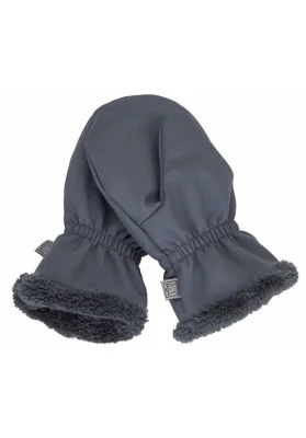 Rukavice Fantom softshellové s kožíškem tmavě šedé 0203