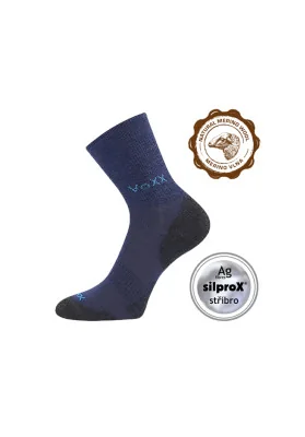 Ponožky Voxx IRIZARIK merino tmavě modrá