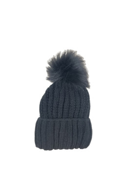 Dívčí zimní čepice AJS 44-575 černá