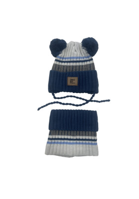 Set čepice + nákrčník AJS 48-337/D