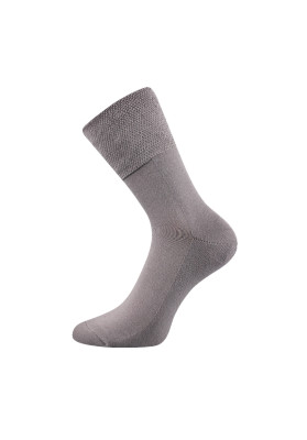 Ponožky medicine FINEGO s jemným lemem SVĚTLE ŠEDÉ