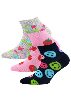 Ponožky Lonka dětské krátké DEDONIK letní DÍVČÍ mix H