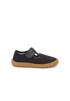 Bačkory Barefoot Froddo Canvas T-BAR G1700423 dark