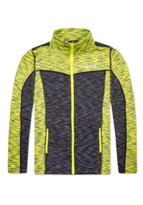 Funkční chlapecká mikina Wolf M2442  zelená se šedou