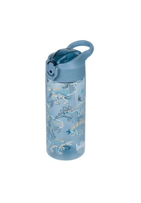 BAAGL Tritanová láhev na pití s brčkem Dino 500 ml