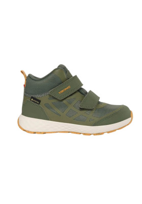 Dětské celoroční boty Viking VEME Reflex Mid GTX 2V green Gore-Tex