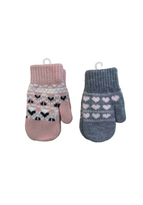 Rukavice palčáky dvojité NOVITI dívčí RZ032