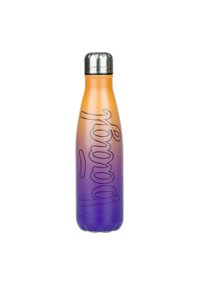 Termoláhev Baagl s kovovým víčkem Gradient žluto-fialová 500 ml
