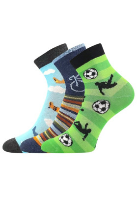 Ponožky dětské KAY s obrázky CHLAPECKÉ mix B