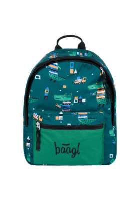 BAAGL Předškolní batoh Krokodýl