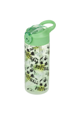 BAAGL Tritanová láhev na pití s brčkem Fotbal 500 ml