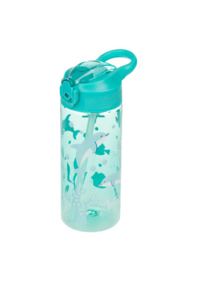 BAAGL Tritanová láhev na pití s brčkem Delfín 500 ml