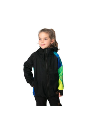 Drexiss softshellová bunda SHAPES COLOURS BLUE