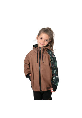 Drexiss softshellová bunda COFFEE - HEDGEHOG