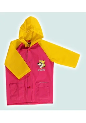 Dětská pláštěnka Viola 5906 růžová+žlutá